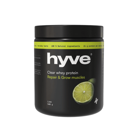 hyve Clear whey protein – čirý syrovátkový izolát s příchutí limetky