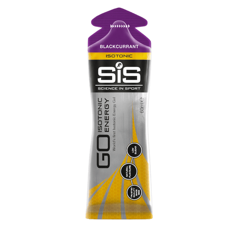 Energetický gel SiS Go Isotonic Energy s příchutí černý rybíz